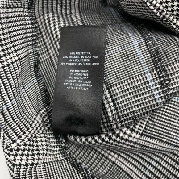 SUNDAY BEST Aritzia Best Freshman Check Pants Sz 00 - Picture 9 of 10